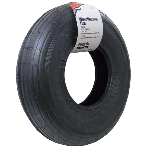 Laser Key Products 42484 Wheelbarrow Tire, 400 x 6 mm Tire