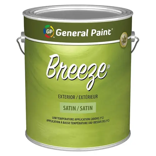 Breeze 70-352-16 Exterior Paint, Satin, Accent Base, 1 gal