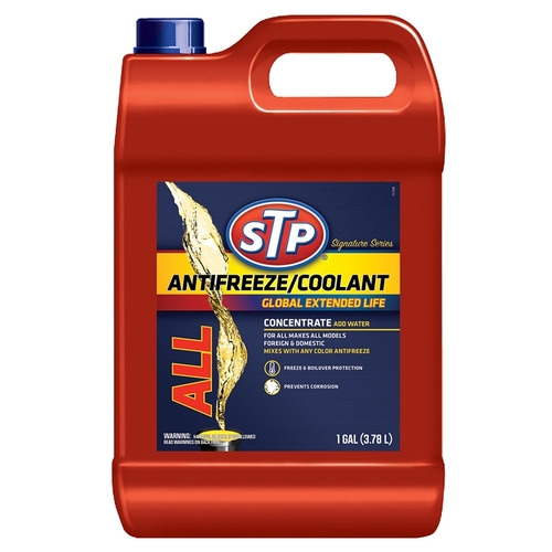 STP 11073 Anti-Freeze and Coolant, 1 gal, Yellow, 3/PK