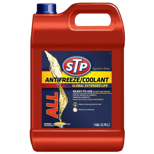 Anti-Freeze and Coolant, 1 gal, Yellow