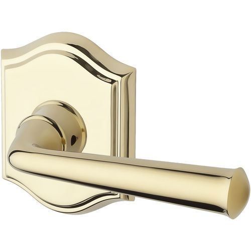 Full Dummy Federal Lever and Traditional Arch Rose Lifetime Brass Finish