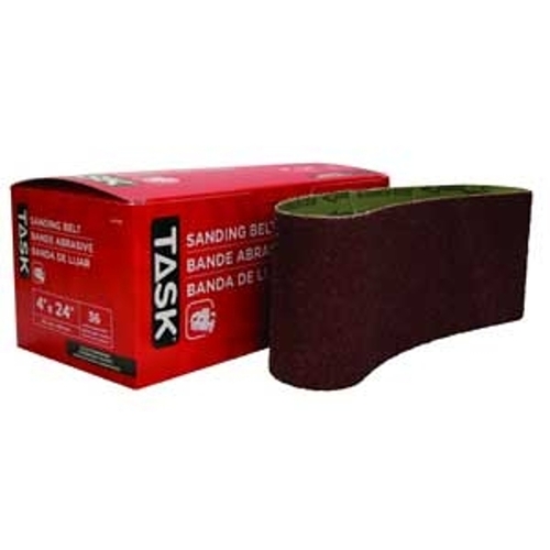 Sanding Belt, 4 in W, 36 in L, 36 Grit, Aluminum Oxide Abrasive - pack of 5