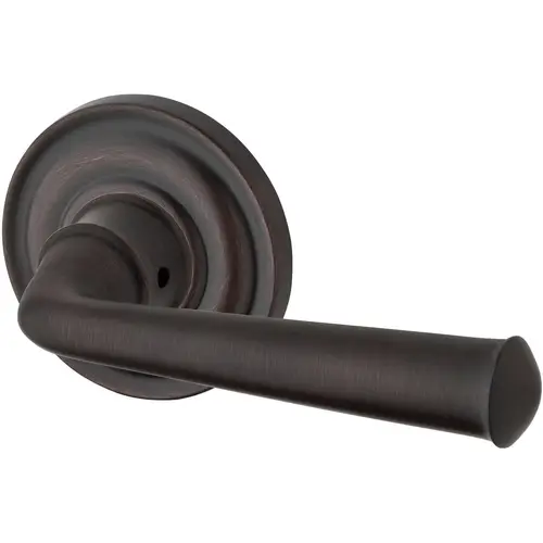 Full Dummy Federal Lever and Traditional Round Rose Venetian Bronze Finish