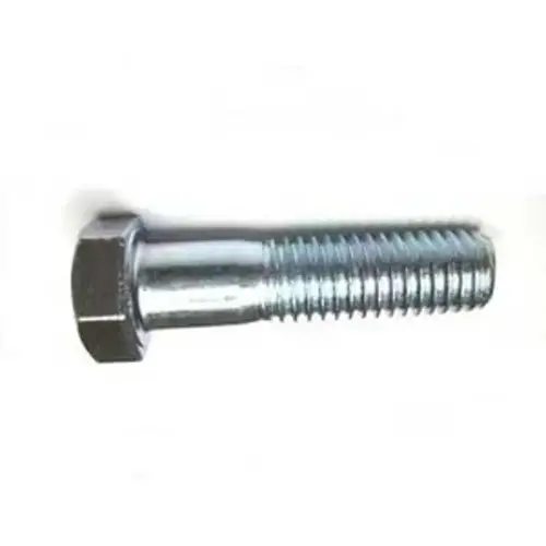 Hex Bolt, 5/8-11 Thread, 5 in OAL, 5 Grade, Steel, Zinc, Coarse, Partial Thread