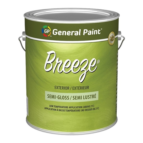 Breeze 71-052-16 Exterior Paint, Semi-Gloss, Accent Base, 1 gal - pack of 4