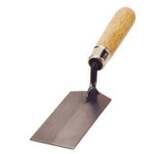 Margin Trowel, 5 in L Blade, 2 in W Blade, HCS Blade, Rubber Handle