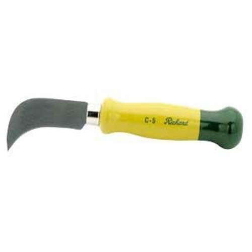 Richard C-2 Industrial Flooring Knife, Chrome Vanadium Steel Blade, Ergonomic Handle, Birchwood Handle