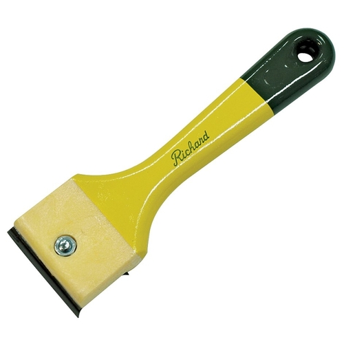 Wood Scraper, 2-1/2 in W Blade, Convex Ground Blade, Polypropylene Handle