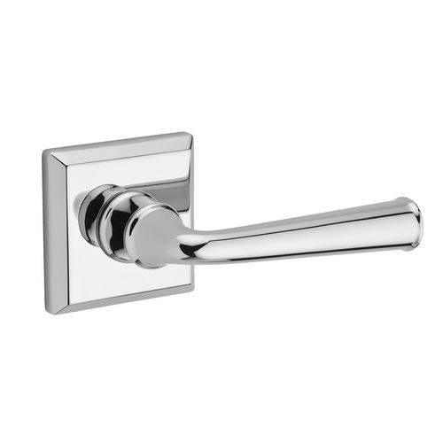 Full Dummy Federal Lever and Traditional Square Rose Bright Chrome Finish