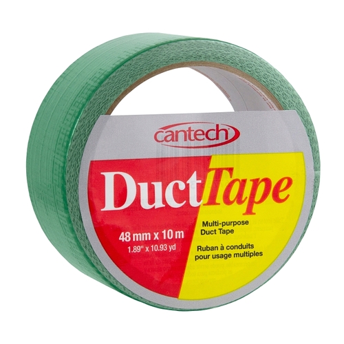 Cantech 393074810 TAPE DUCT CLOTH GREEN 48MMX10M