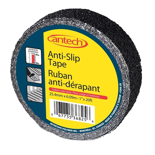 Cantech 36825256 TAPE ANTI-SLIP BLACK 25MM X 6M