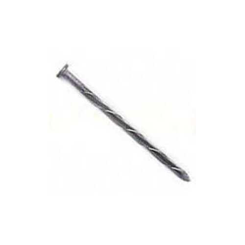 Pro-Fit 3242 000 Common Spike, 60D, 6 in L, Carbon Steel, Brite, Flat Head, Spiral Shank, 50 lb