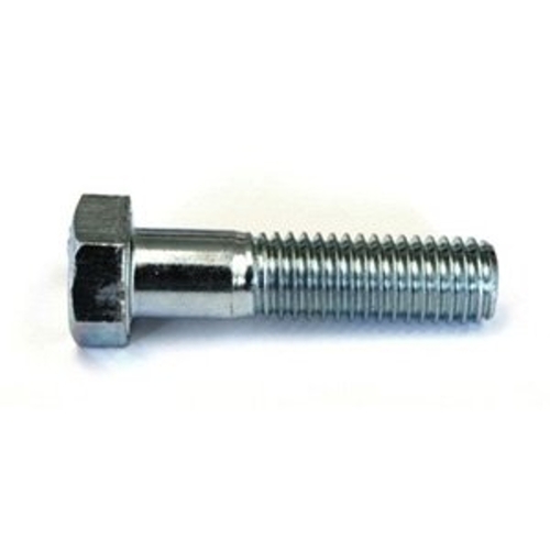 Hex Bolt, 1/4-20 Thread, 4 in OAL, 2 Grade, Steel, Zinc, Coarse, Partial Thread - pack of 4