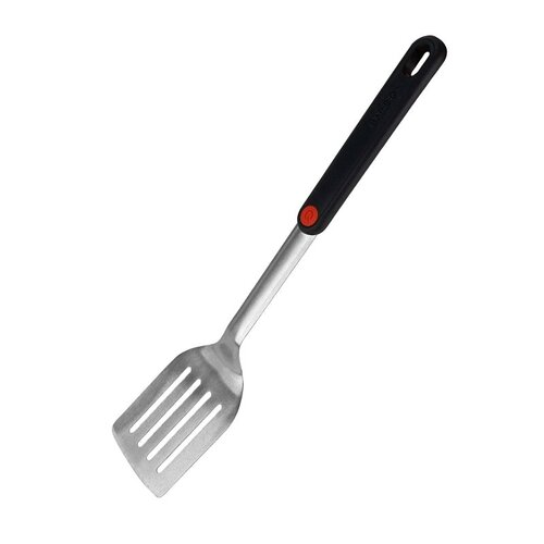 MR. BAR-B-Q 20160Y Spatula, Stainless Steel Blade, Stainless Steel, Plastic Handle, Ergonomic Handle, 16-1/2 in OAL