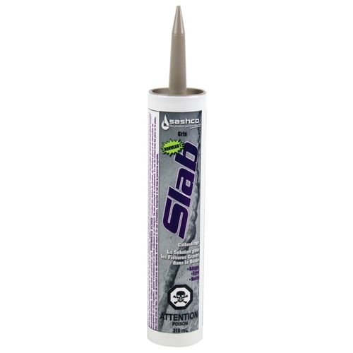 Slab 16810 Concrete Patch Sealant, Gray, 10.5 oz Cartridge