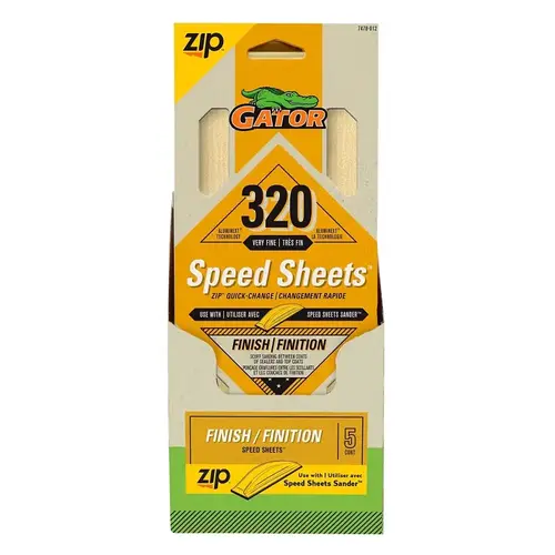 SHEET SANDING LARGE H&L 320GRT - pack of 5