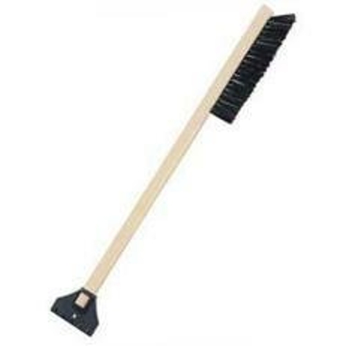 MALLORY 203 Snow Brush, 25 in L Handle, Wood Handle