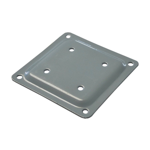 Fixplak 44 Series Base Plate, Steel, Khaki, Powder-Coated