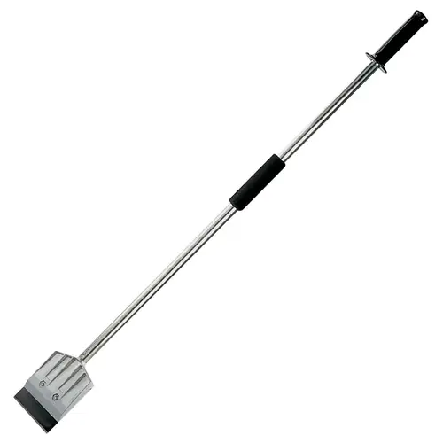 Floor Scraper, 4 in L Blade, 4 in W Blade, HCS Blade, Foam Grip Handle, PVC/Steel Handle