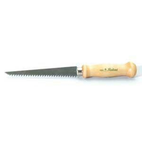 Jab Saw, 6 in L Blade, Steel Blade, Hardwood Handle