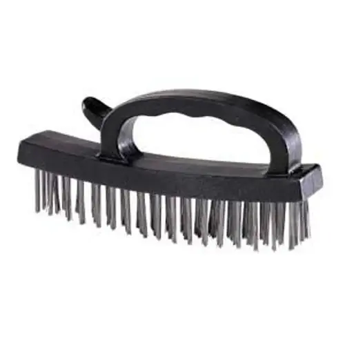 Wire Brush, Carbon Steel Bristle, 1 in OAL