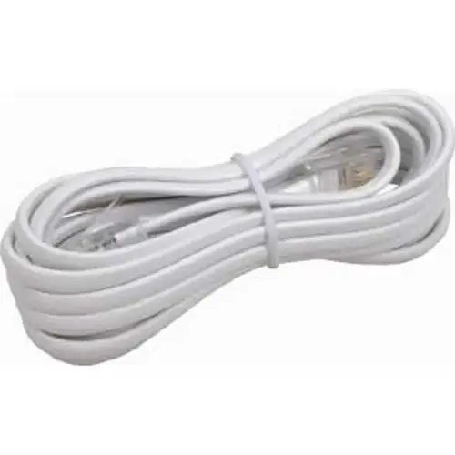 Line Cord, Plastic Sheath, White Sheath