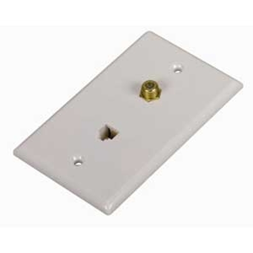 AUDIOVOX CTP062WHR Wallplate, White