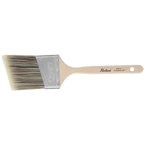 Richard Pro Platinum Paint Brush, 3 in W, Polyester Bristle