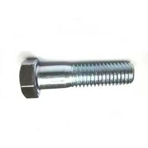 Hex Bolt, 3/8-16 Thread, 5-1/2 in OAL, 5 Grade, Steel, Zinc, Coarse, Partial Thread