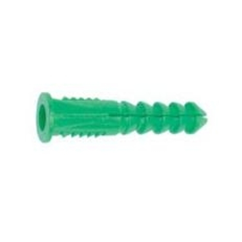 Screw Anchor Kit, 7/8 in L, Plastic, 175 lb Yellow