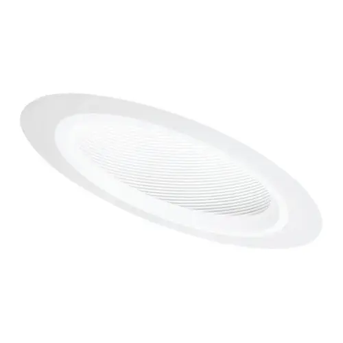 TRIM BAFFLE CEIL SLOPE WHT 6IN