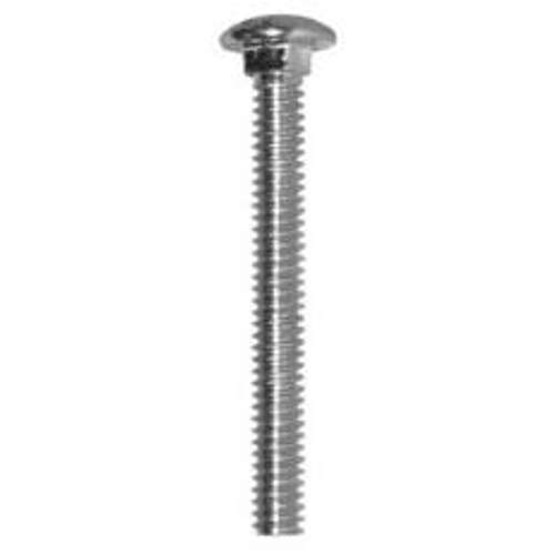 Reliable CBZ12512CT Carriage Bolt, 1/2-13 Thread, 5-1/2 in OAL, A Grade, Steel, Zinc, Coarse, Full Thread