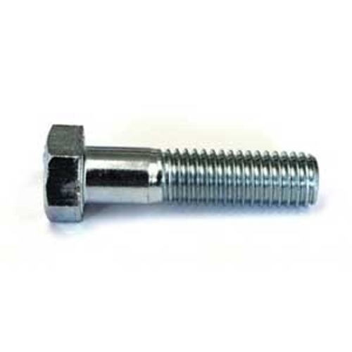 Hex Bolt, 7/16-14 Thread, 5 in OAL, 2 Grade, Steel, Zinc, Coarse, Partial Thread