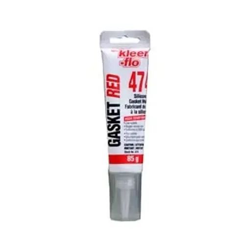 Silicone Gasket Maker, 300 mL Cartridge, Paste, Acetic Acid Red