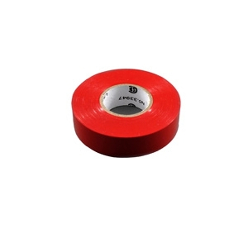 Electrical Tape, 66 ft L, 3/4 in W, PVC Backing, Red