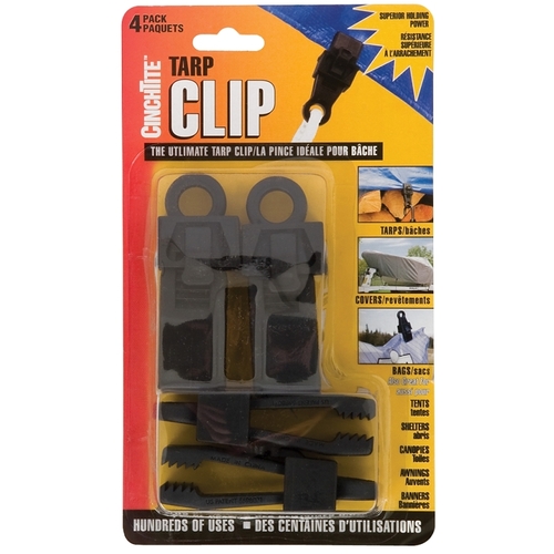 Locking Tarp Clip, Nylon - pack of 4