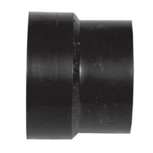 Pipe Increaser, 1-1/2 x 1-1/4 in, Hub, SCH 40 Schedule