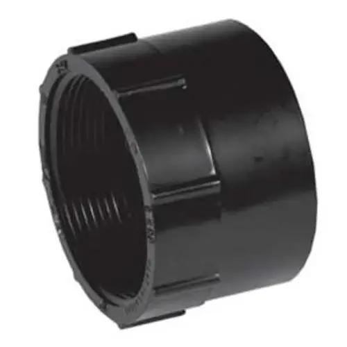 Pipe Adapter, 3 in, Hub x FPT, ABS, SCH 40 Schedule