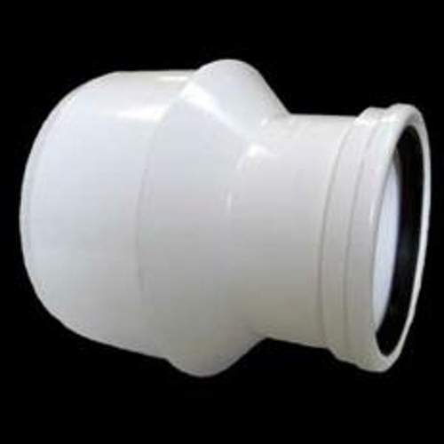 Sewer and Drain Reducing Bushing, 6 X 4 in, Hub x Spigot, PVC