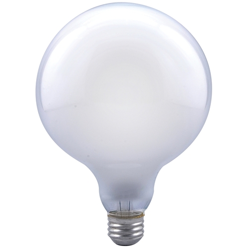 Sylvania 15793 Incandescent Lamp, 100 W, G40 Lamp, Medium E26 Lamp Base, 1050 Lumens, 2850 K Color Temp