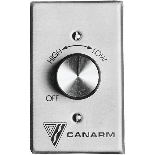 CANARM MC5 Fan Speed Control Switch, 5 A, 120 V, Rotary Actuator