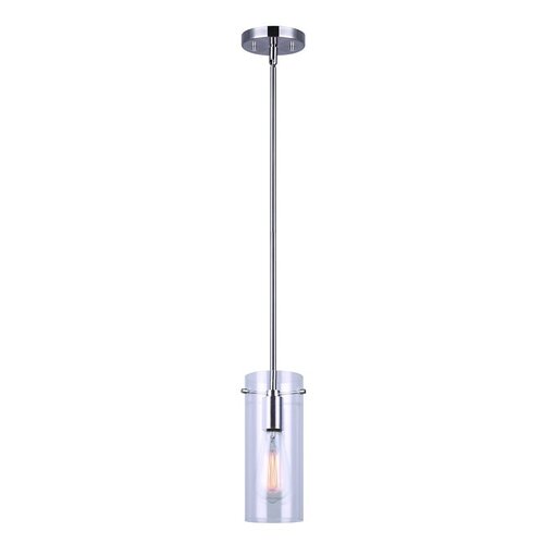 JONI Pendant Light, 120 V, 100 W, 1-Lamp, Type A Lamp, Metal Fixture, Silver Fixture