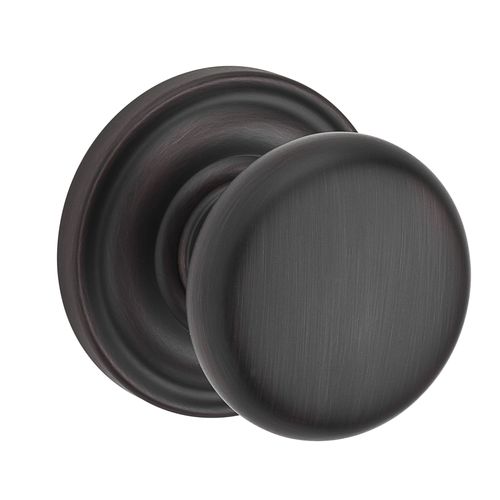 Half Dummy Round Knob and Traditional Round Rose Venetian Bronze Finish