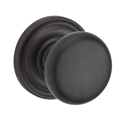 Full Dummy Round Knob and Traditional Round Rose Venetian Bronze Finish