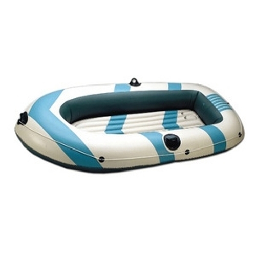 WORLD FAMOUS 5381 Nautilus 100 Series Boat, 60 in L, 1 Person Capacity, PVC, Beige/Green