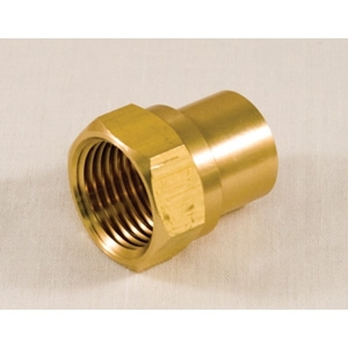 9972-132 Pipe Adapter, 1/2 x 3/8 in, FPT x Compression, Brass