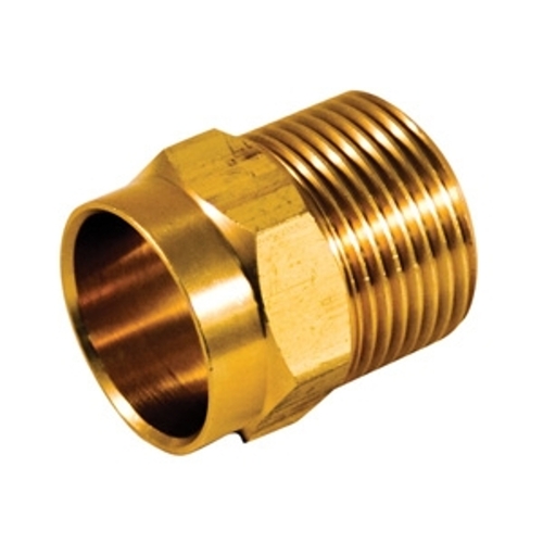 9972-232 Pipe Adapter, 1/2 x 3/8 in, Compression x MPT, Brass
