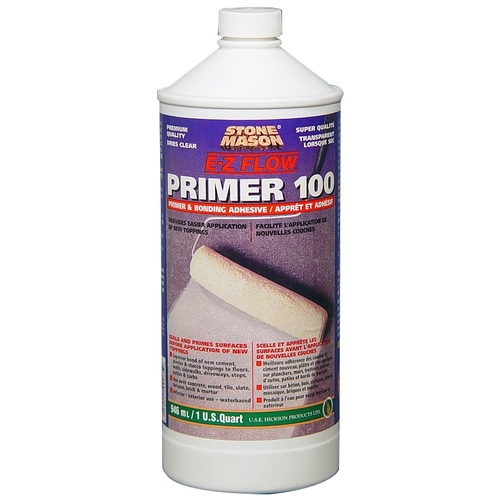 Stone Mason Primer Bonding Adhesive, Liquid, Vinyl Acetate, White, 946 mL