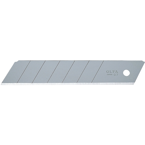 Olfa 9061 Knife Blade, 25 mm, Carbon Steel, 7-Point - pack of 20