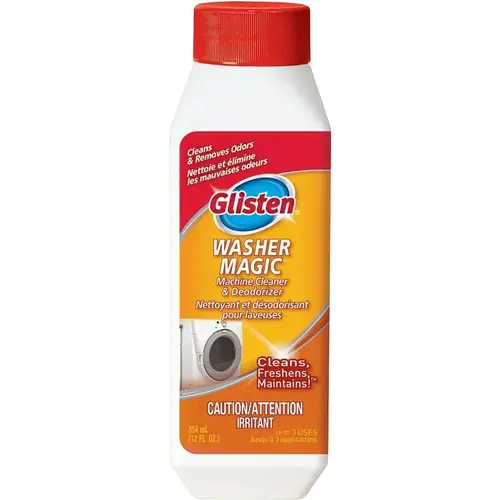 Washing Machine Cleaner and Deodorizer, 12 oz Bottle, Liquid, Floral Yellow